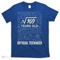 13 Birthday Teenager Boy 13yr Math 13th Birthday T-Shirt thumb 0