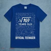 13 Birthday Teenager Boy 13yr Math 13th Birthday T-Shirt thumb 5