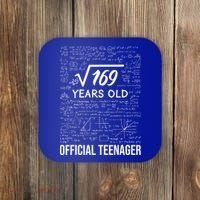 13 Birthday Teenager Boy 13yr Math 13th Birthday Coaster thumb 0