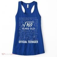 13 Birthday Teenager Boy 13yr Math 13th Birthday Women's Tank Top thumb 0