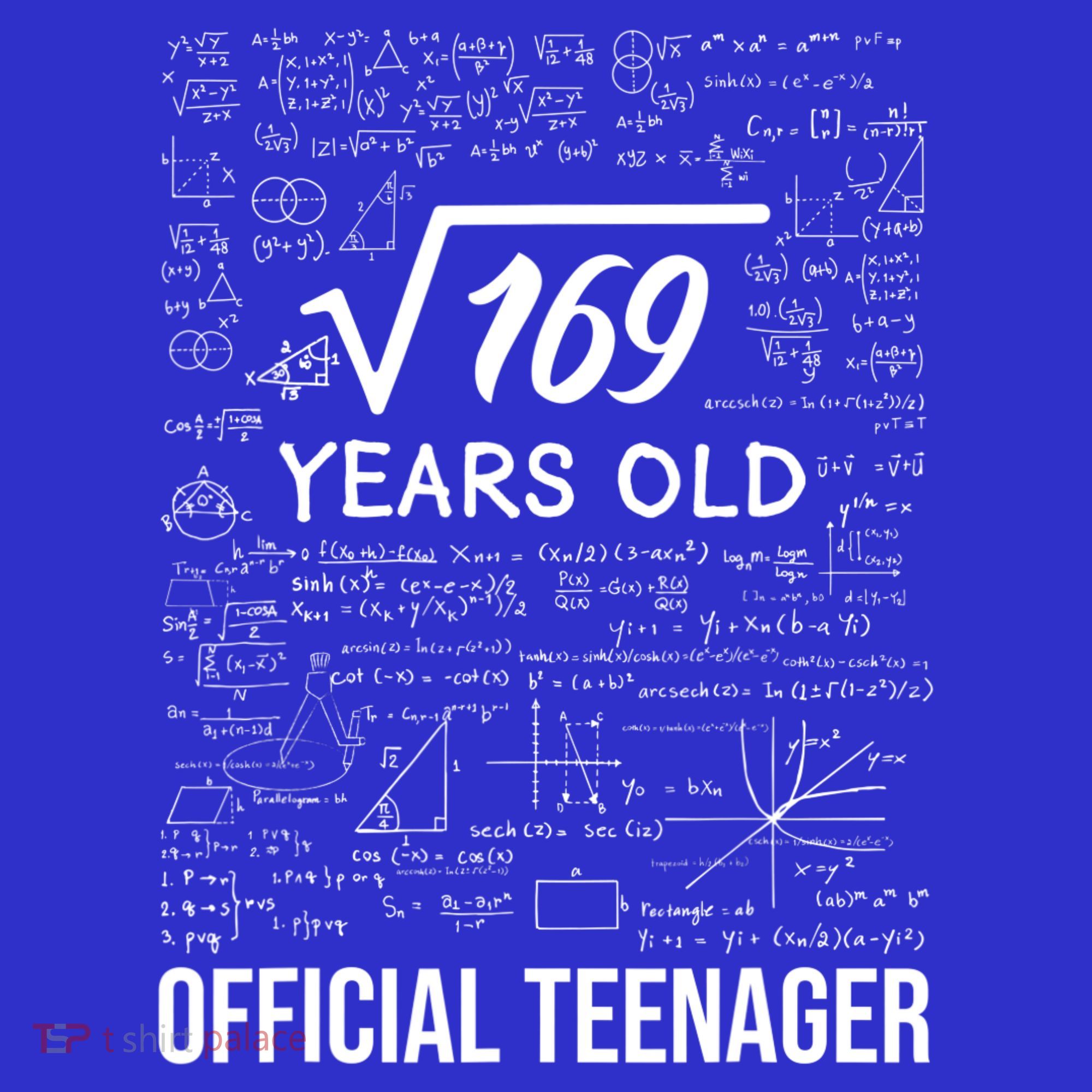 13 Birthday Teenager Boy 13yr Math 13th Birthday Women's Tank Top