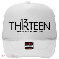 13th Birthday Teenager Thirteen Year Old Hat thumb 0