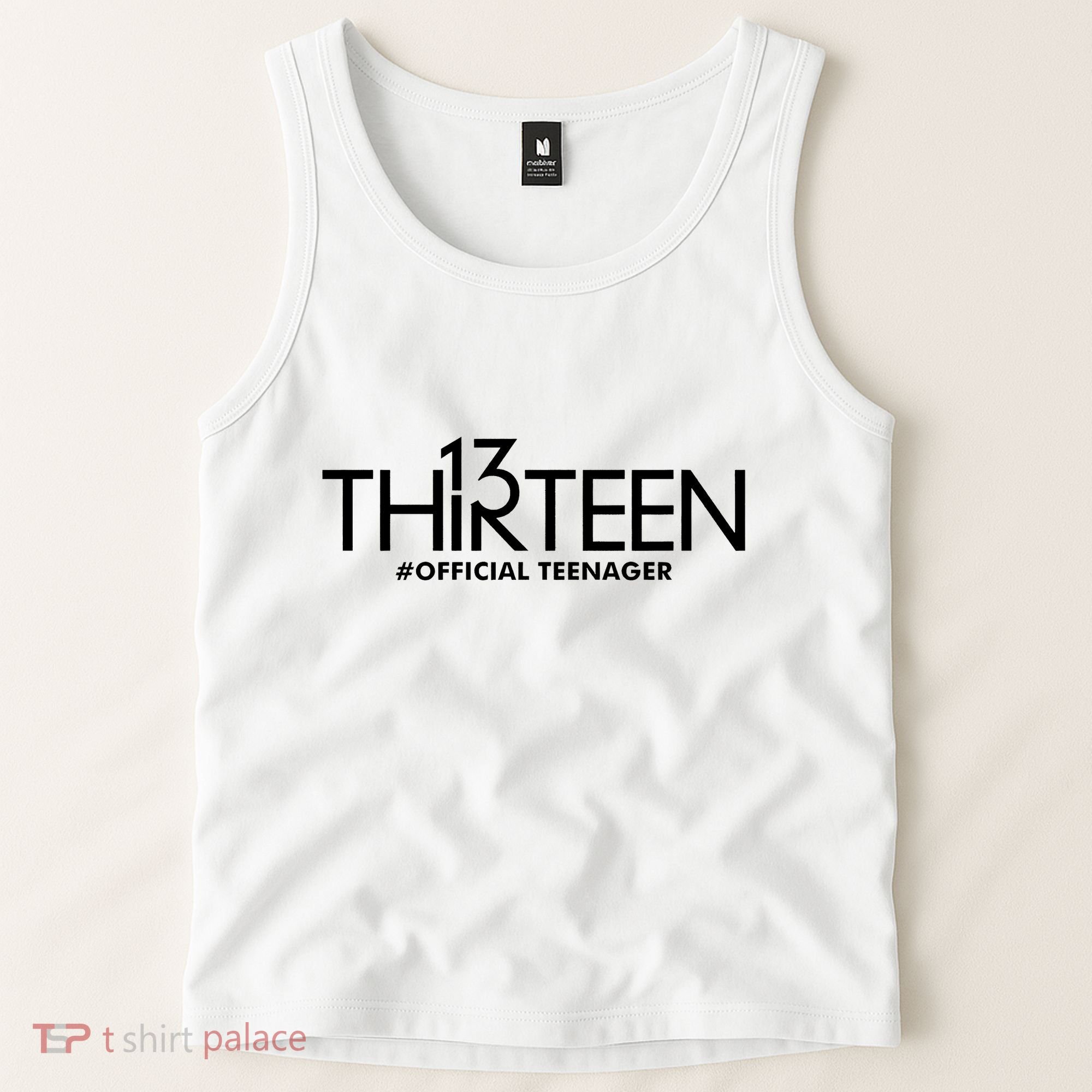 13th Birthday Teenager Thirteen Year Old Tank Top