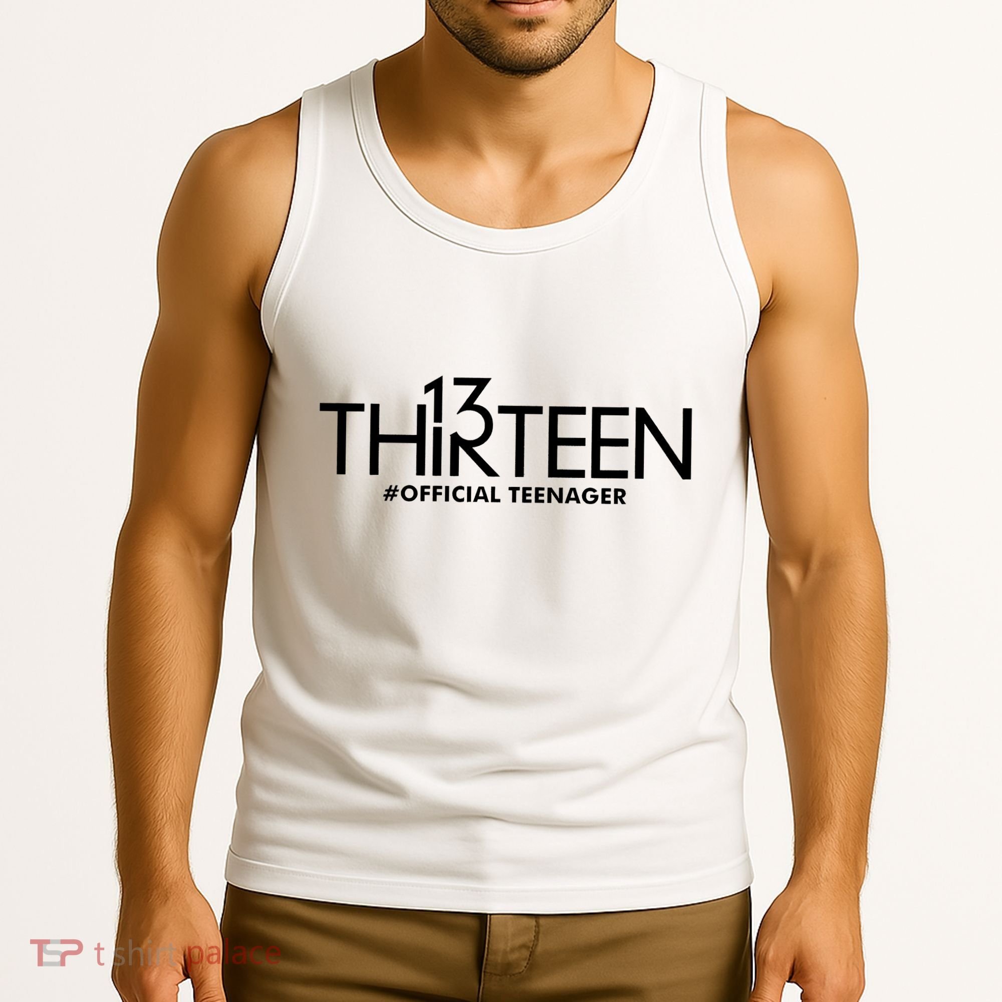 13th Birthday Teenager Thirteen Year Old Tank Top