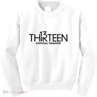 13th Birthday Teenager Thirteen Year Old Kids Sweatshirt thumb 0
