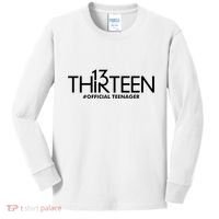 13th Birthday Teenager Thirteen Year Old Kids Long Sleeve Shirt thumb 0