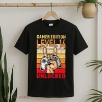 14Th Birthday Video Gamer Edition Level 14 Unlocked T-Shirt thumb 2