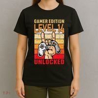 14Th Birthday Video Gamer Edition Level 14 Unlocked T-Shirt thumb 4