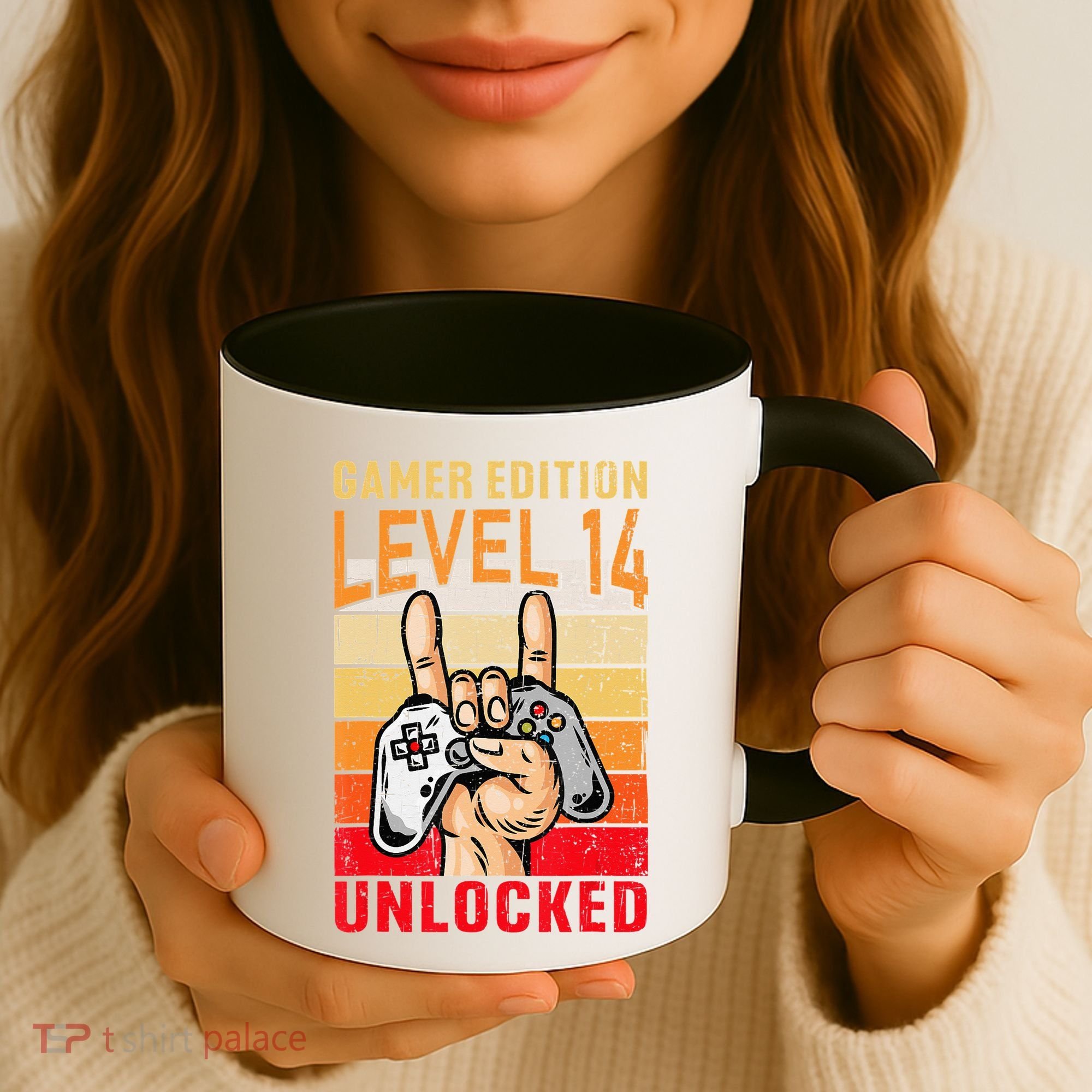 14Th Birthday Video Gamer Edition Level 14 Unlocked Coffee Mug