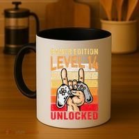 14Th Birthday Video Gamer Edition Level 14 Unlocked Coffee Mug thumb 4