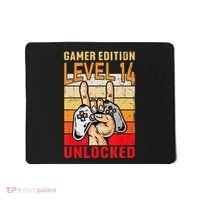 14Th Birthday Video Gamer Edition Level 14 Unlocked Mousepad thumb 0