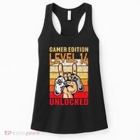 14Th Birthday Video Gamer Edition Level 14 Unlocked Women's Tank Top thumb 0