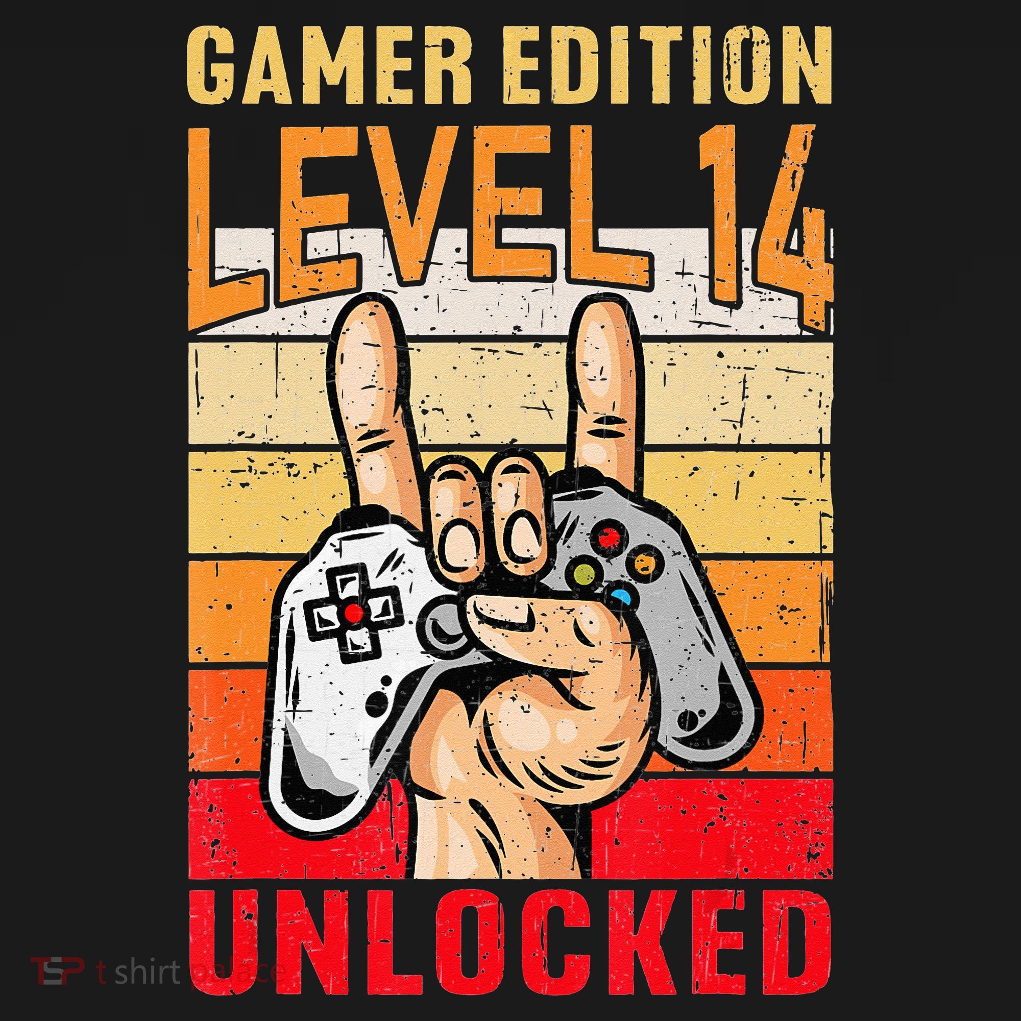 14Th Birthday Video Gamer Edition Level 14 Unlocked Women's Tank Top