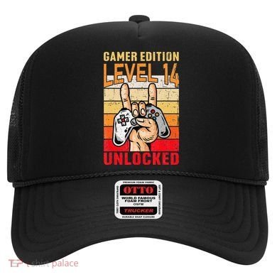 14Th Birthday Video Gamer Edition Level 14 Unlocked Hat