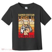 14Th Birthday Video Gamer Edition Level 14 Unlocked Toddler T-Shirt thumb 0