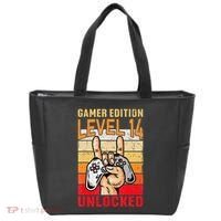 14Th Birthday Video Gamer Edition Level 14 Unlocked Tote Bag thumb 0