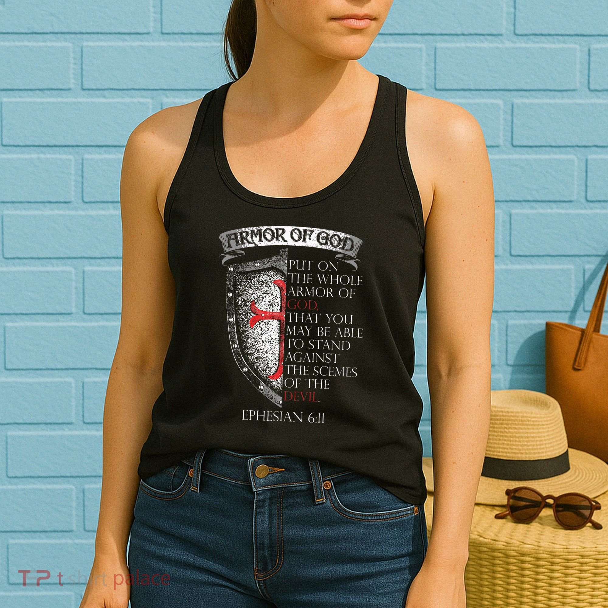 17 Bible Verse T Christian Women's Tank Top
