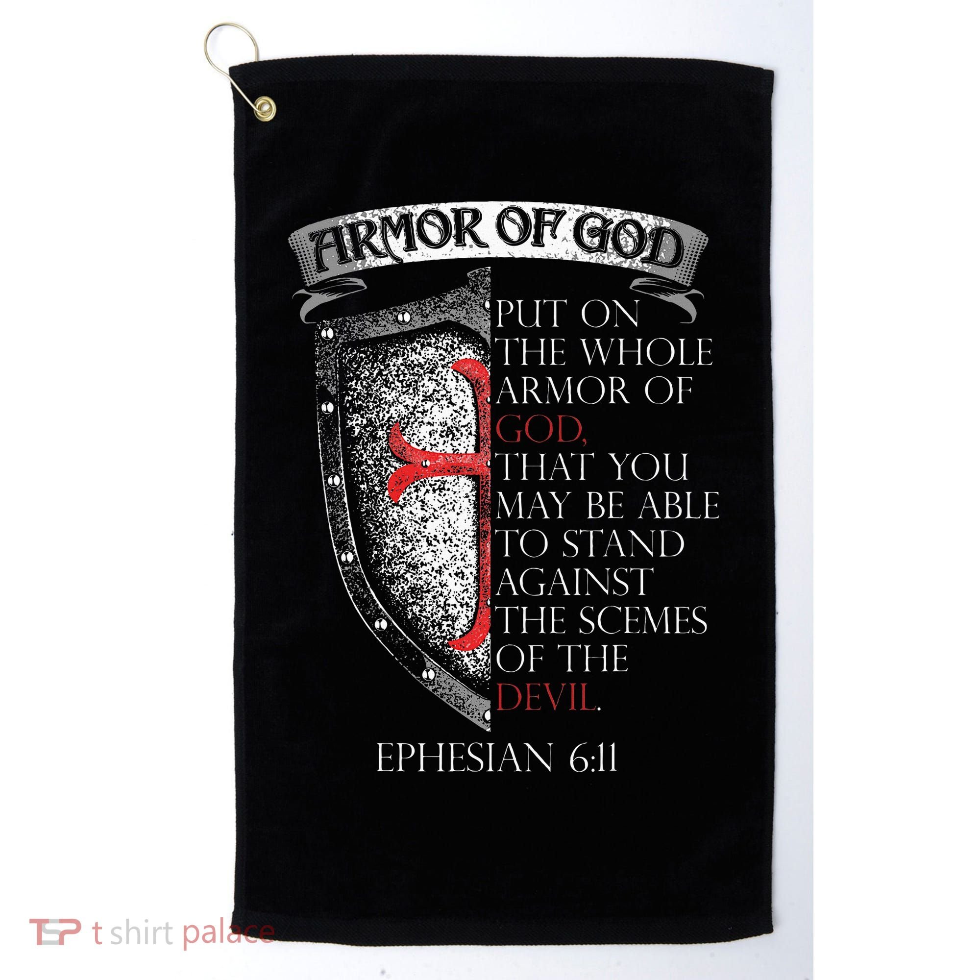 17 Bible Verse T Christian Golf Towel
