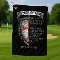 17 Bible Verse T Christian Golf Towel thumb 1