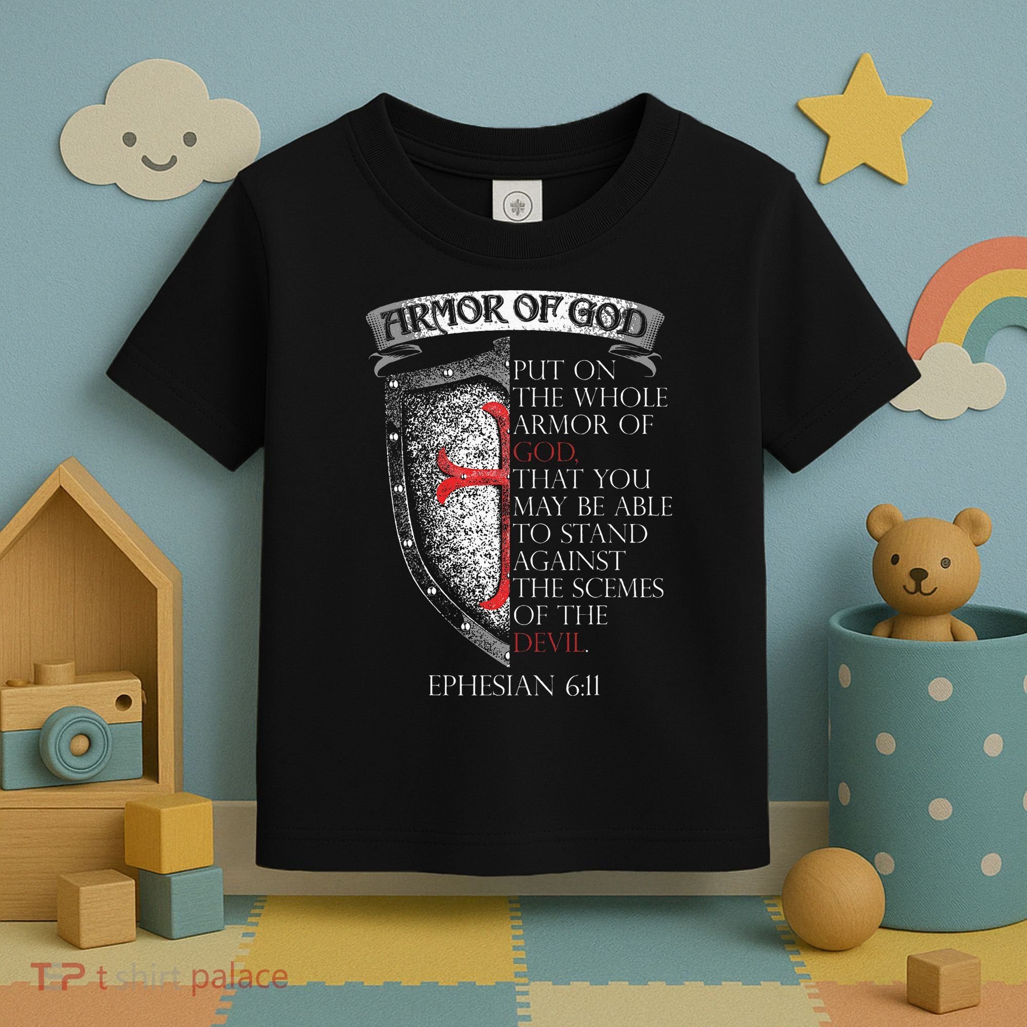 17 Bible Verse T Christian Toddler T-Shirt