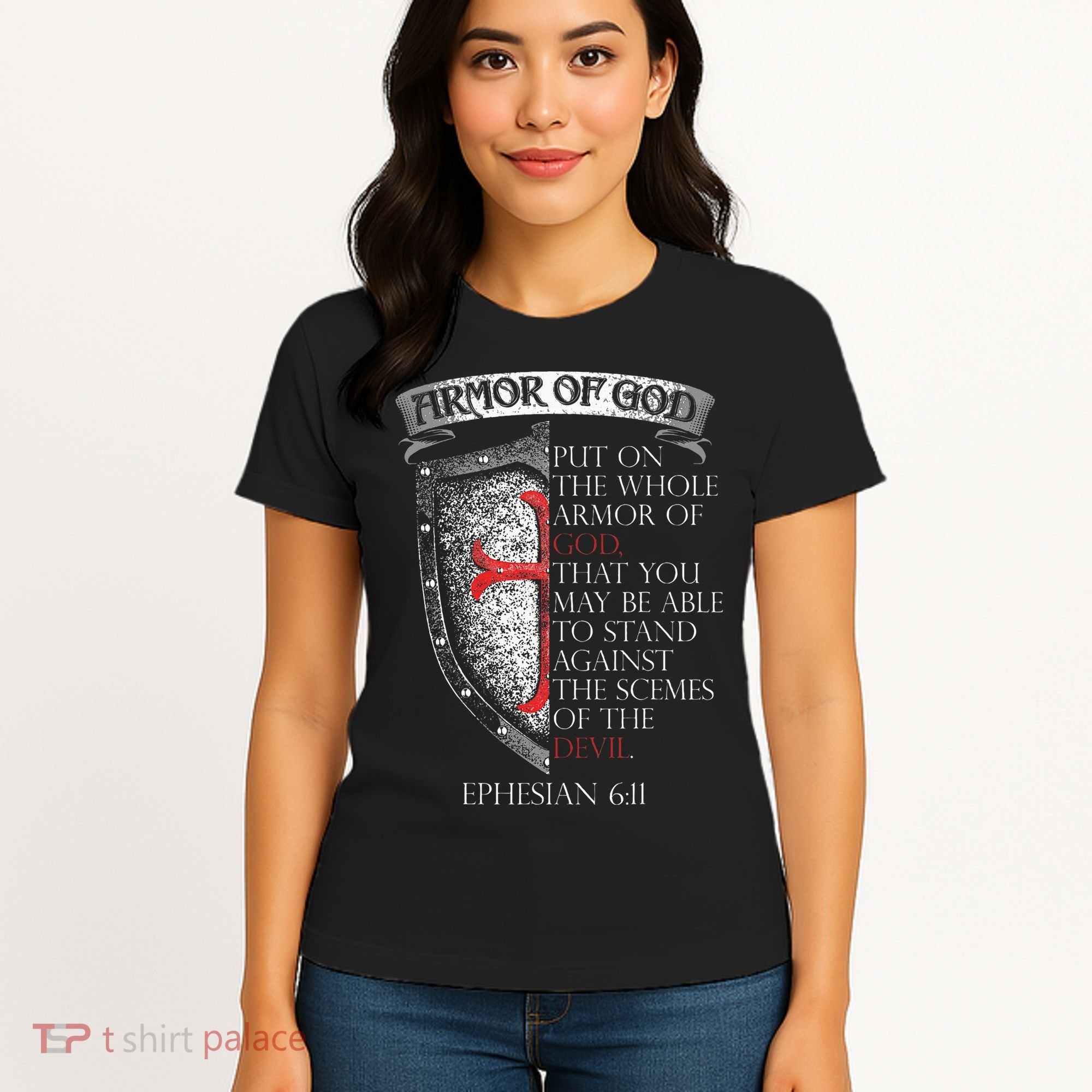 17 Bible Verse T Christian Women's T-Shirt