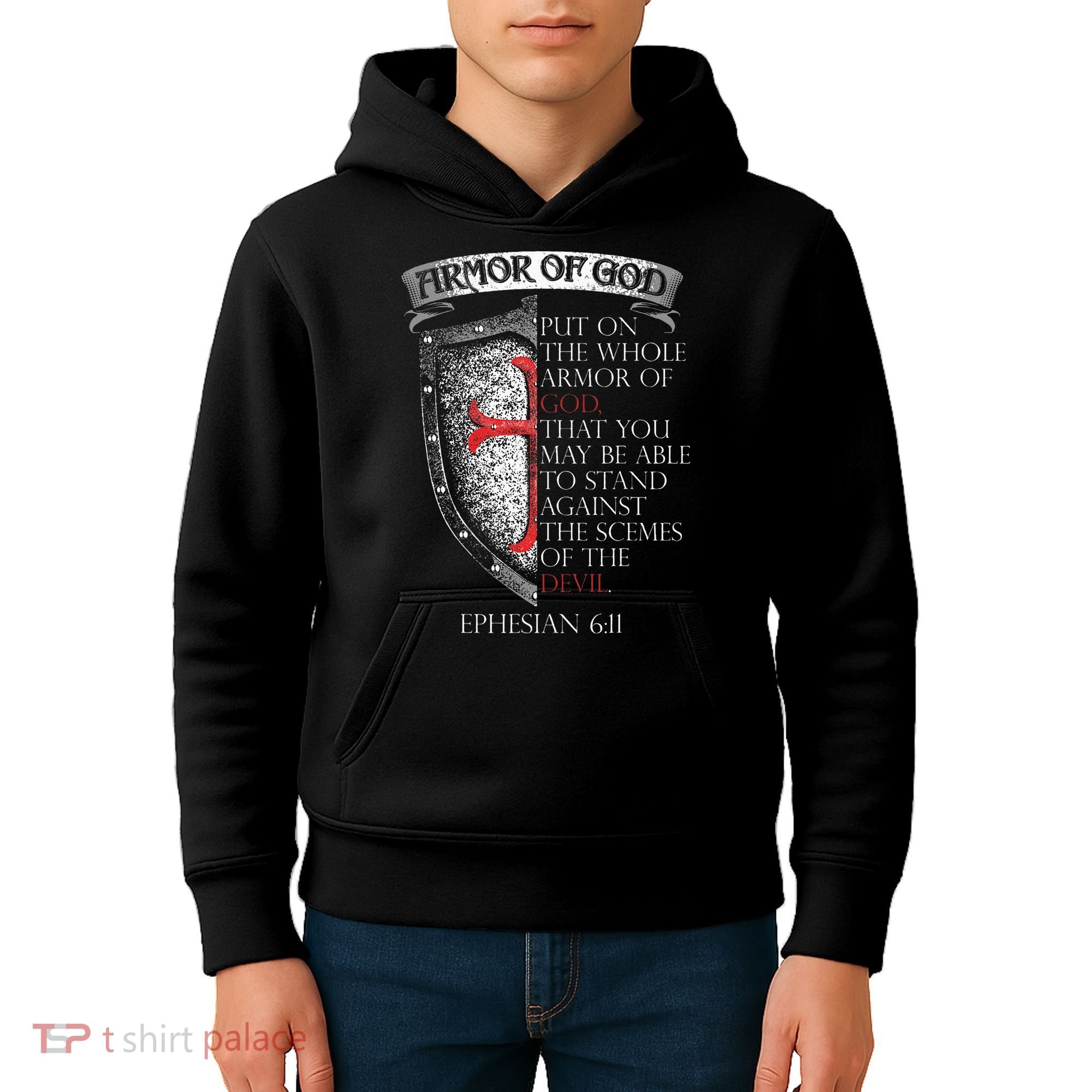 17 Bible Verse T Christian Kids Hoodie