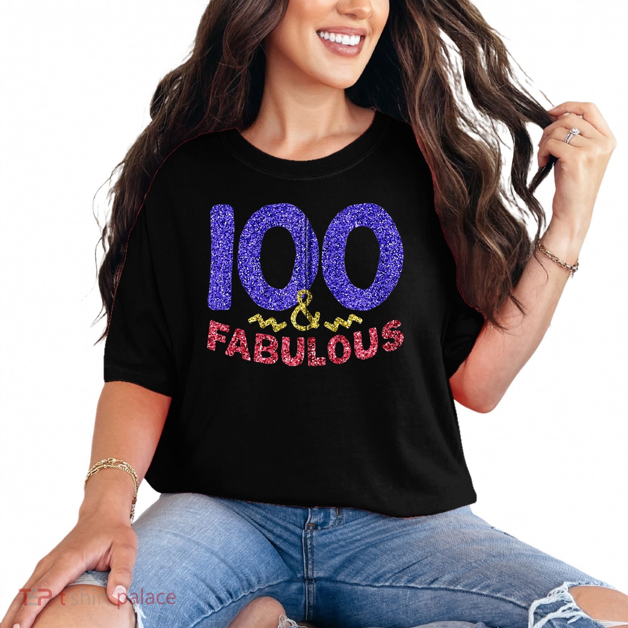 100th Birthday Women Gift Funny 100 Year Old Grandma Comfort Colors T-Shirt