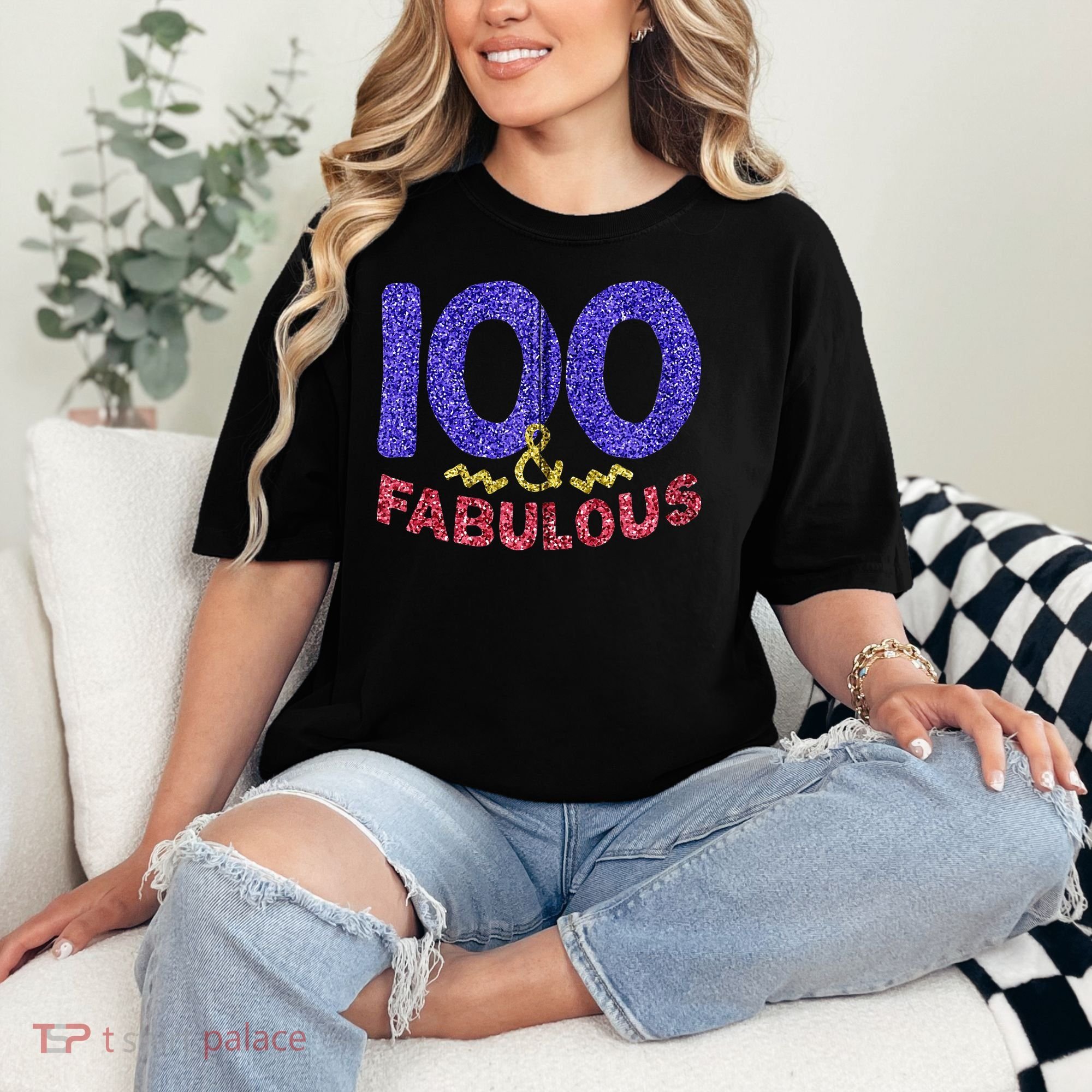 100th Birthday Women Gift Funny 100 Year Old Grandma Comfort Colors T-Shirt