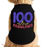100th Birthday Women Gift Funny 100 Year Old Grandma Doggie Tank thumb 0
