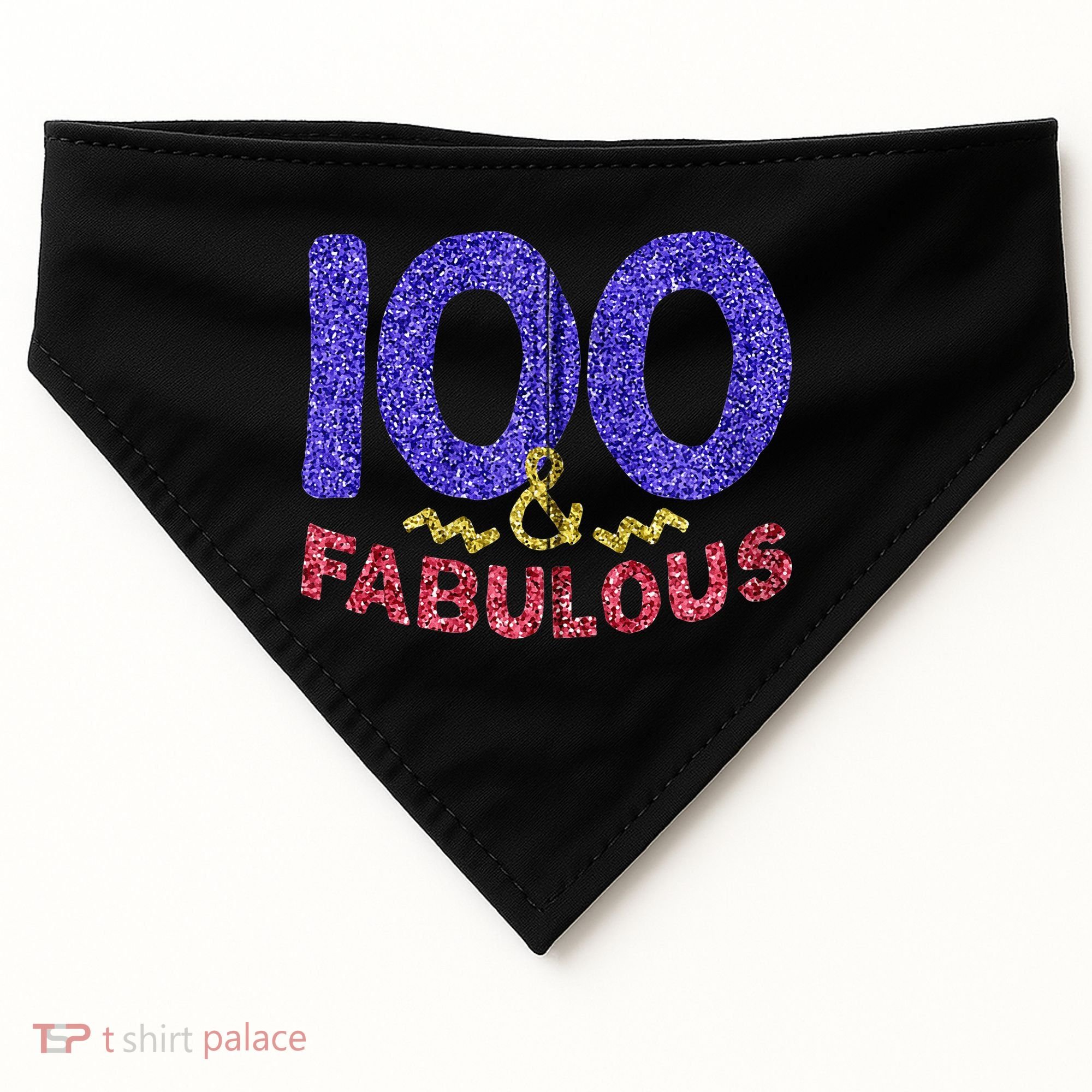 100th Birthday Women Gift Funny 100 Year Old Grandma USA-Made Doggie Bandana