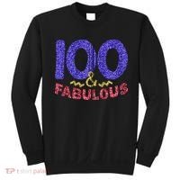 100th Birthday Women Gift Funny 100 Year Old Grandma Sweatshirt thumb 0