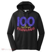 100th Birthday Women Gift Funny 100 Year Old Grandma Performance Fleece Hoodie thumb 0