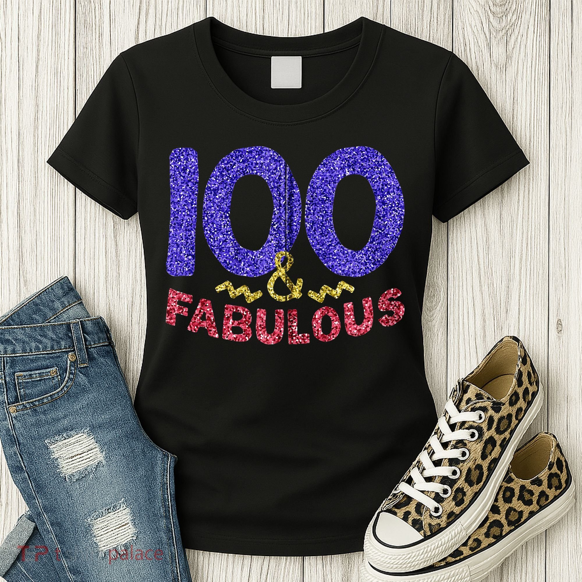 100th Birthday Women Gift Funny 100 Year Old Grandma Women's T-Shirt