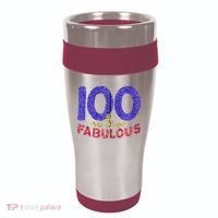 100th Birthday Women Gift Funny 100 Year Old Grandma 16oz Travel Tumbler thumb 0