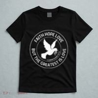 1 Corinthians 1313 Faith Hope Love Christian Bible Verse T-Shirt thumb 5
