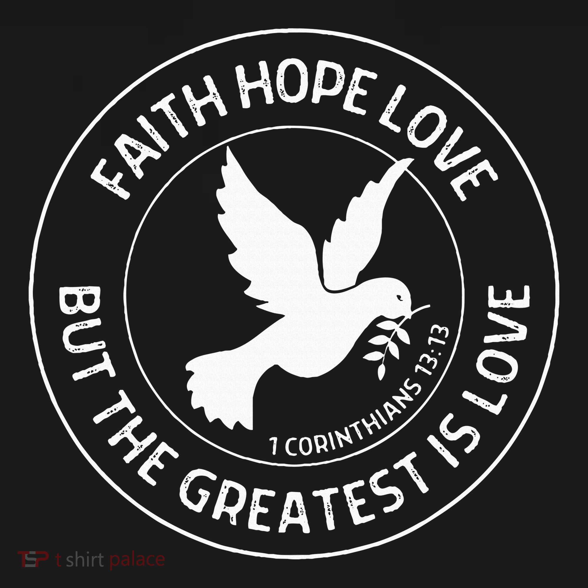 1 Corinthians 1313 Faith Hope Love Christian Bible Verse T-Shirt