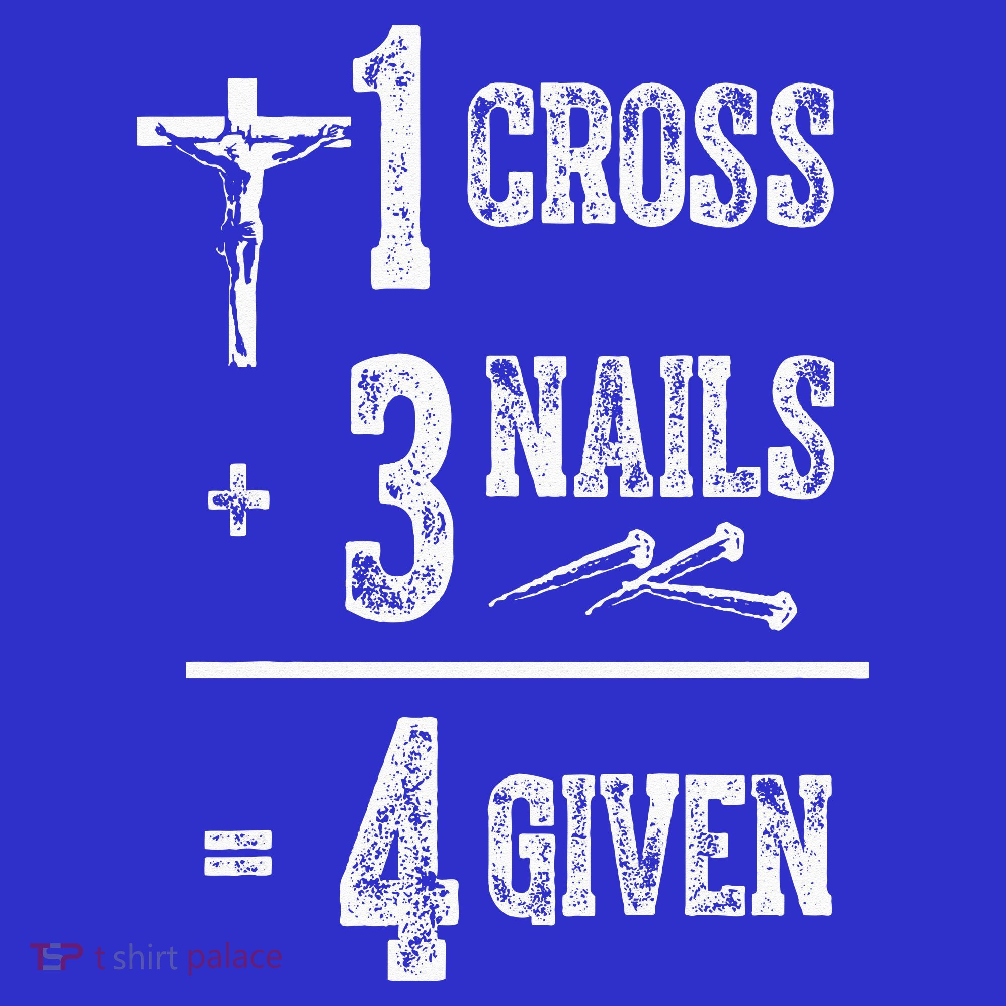 1 Cross + 3 Nails = 4 Given Forgiven Christian Jesus Christ Hoodie