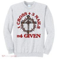 1 Cross 3 Nails 4 Giving Crucifixion Sweatshirt thumb 0