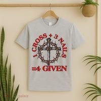 1 Cross 3 Nails 4 Giving Crucifixion T-Shirt thumb 2