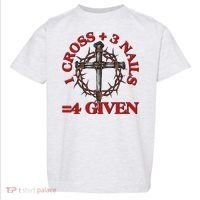 1 Cross 3 Nails 4 Giving Crucifixion Toddler T-Shirt thumb 0