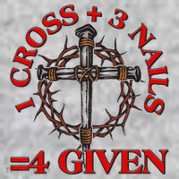 1 Cross 3 Nails 4 Giving Crucifixion Kids T-Shirt thumb 2