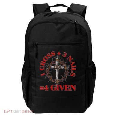 1 Cross 3 Nails 4 Giving Crucifixion Backpack
