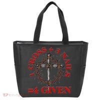 1 Cross 3 Nails 4 Giving Crucifixion Tote Bag thumb 0