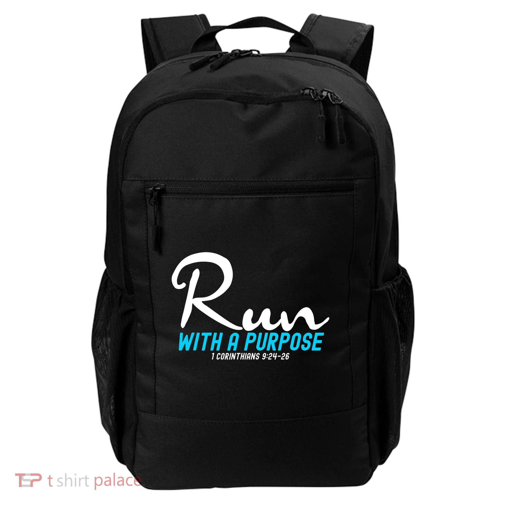 1 Corinthians 924 26 Run With A Purpose Backpack
