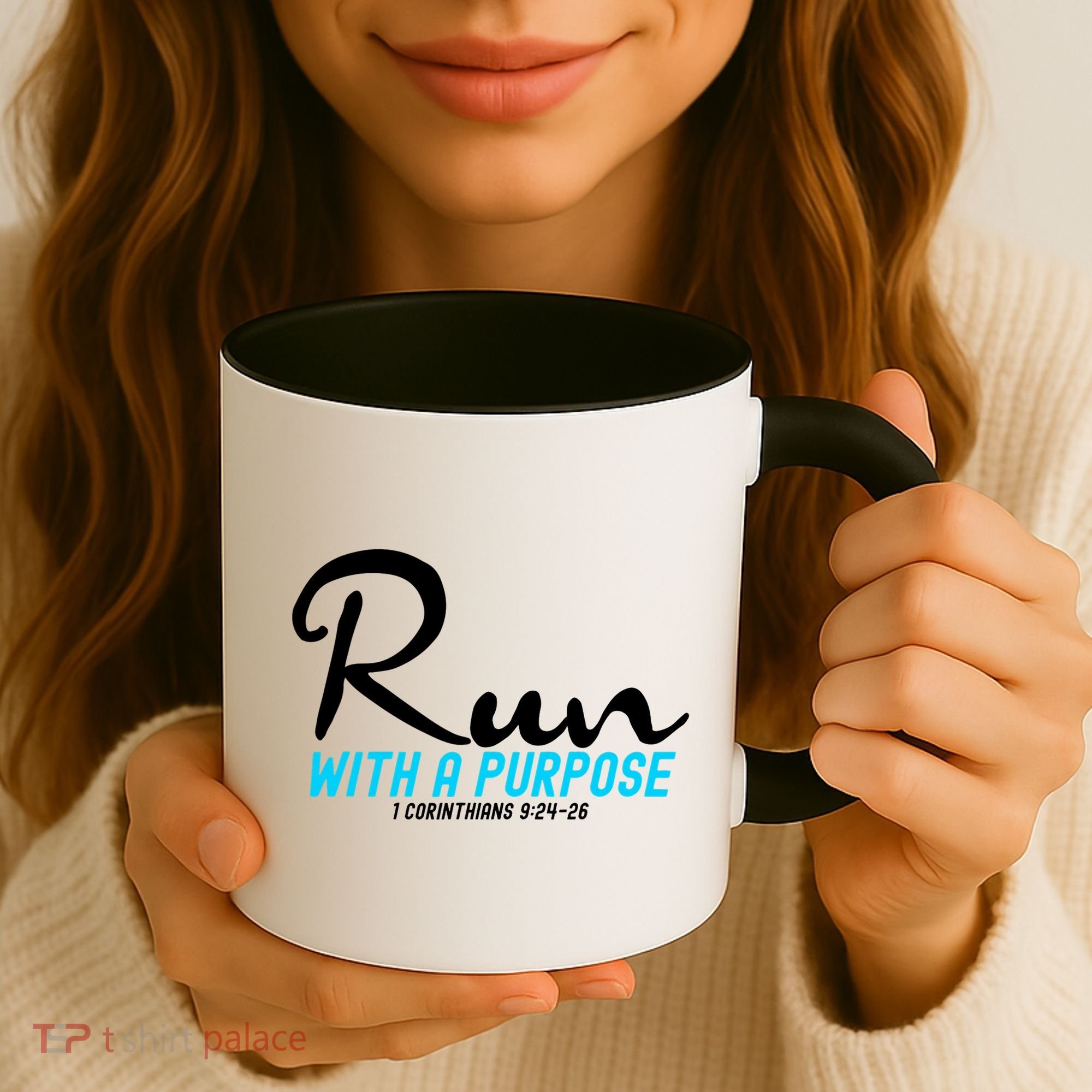 1 Corinthians 924 26 Run With A Purpose Coffee Mug