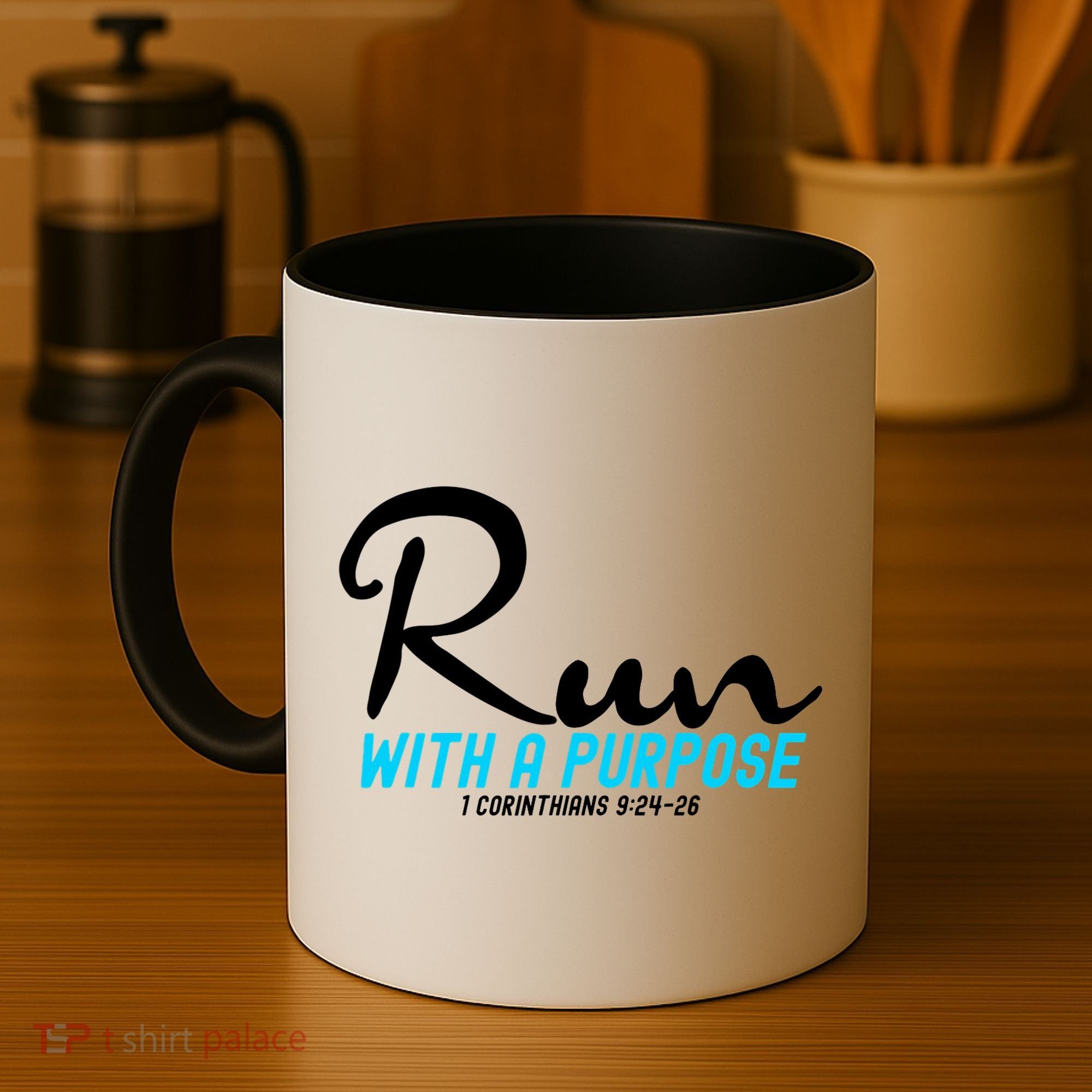 1 Corinthians 924 26 Run With A Purpose Coffee Mug