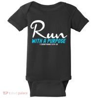 1 Corinthians 924 26 Run With A Purpose Baby Bodysuit thumb 0