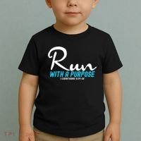 1 Corinthians 924 26 Run With A Purpose Toddler T-Shirt thumb 2