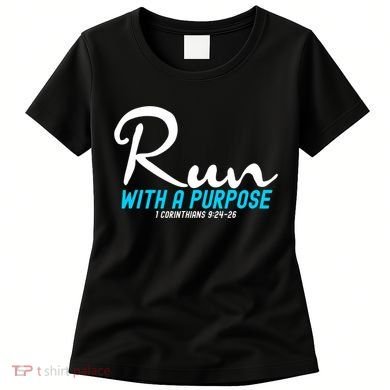 1 Corinthians 924 26 Run With A Purpose Women's T-Shirt