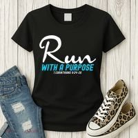 1 Corinthians 924 26 Run With A Purpose Women's T-Shirt thumb 3